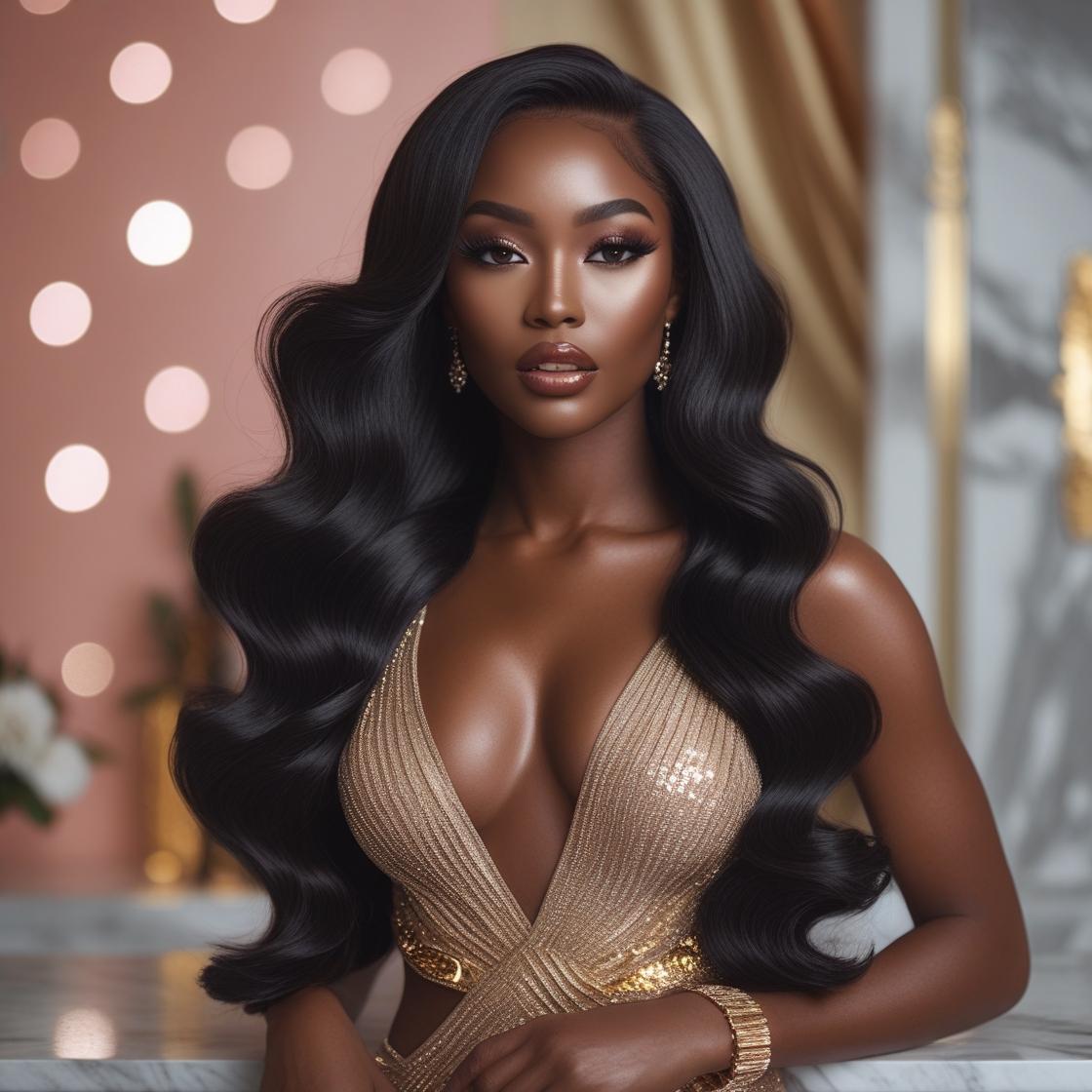 Vayanna Body Wave 13x4 Transparent Lace Front Wig - PRINCIS AURA