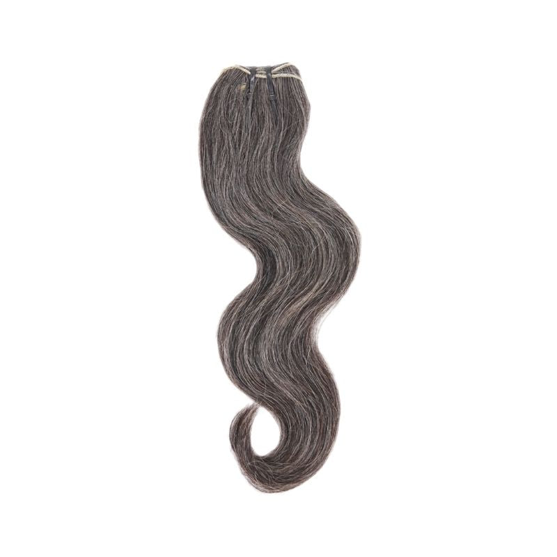 Vietnamese Natural Gray Hair Extensions - Bombshell Glamour Extensions