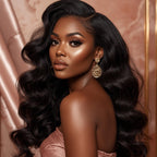 Jet Black Body Wave Bundle Deals - PRINCIS AURA