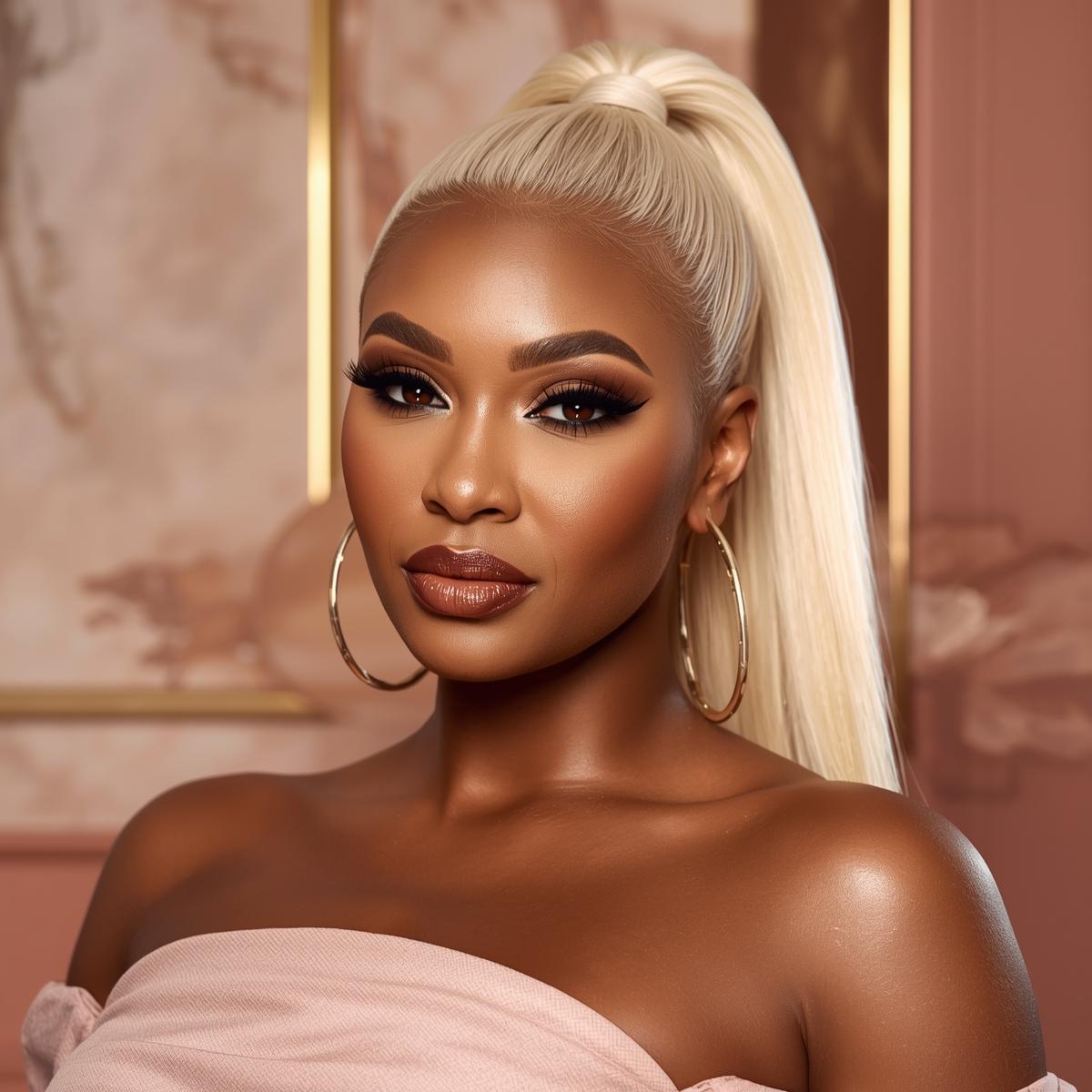 Bleach Blonde Ponytail - PRINCIS AURA