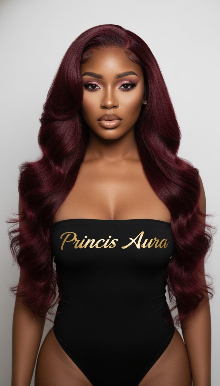 Burgundy Body Wave Bundle Deals