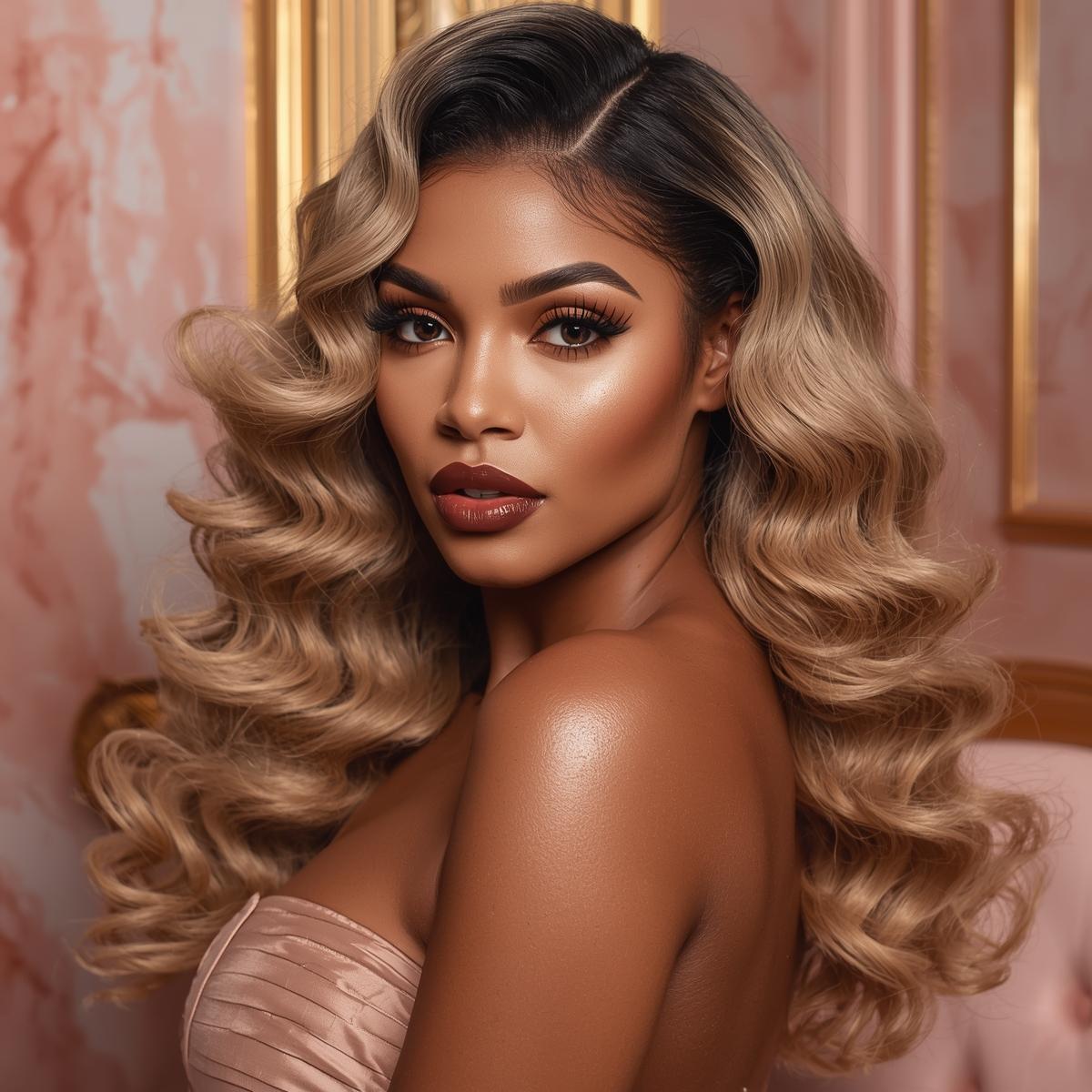 Honey Blonde Body Wave Bundle Deals - PRINCIS AURA