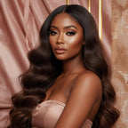 Medium Brown Body Wave Bundles - PRINCIS AURA