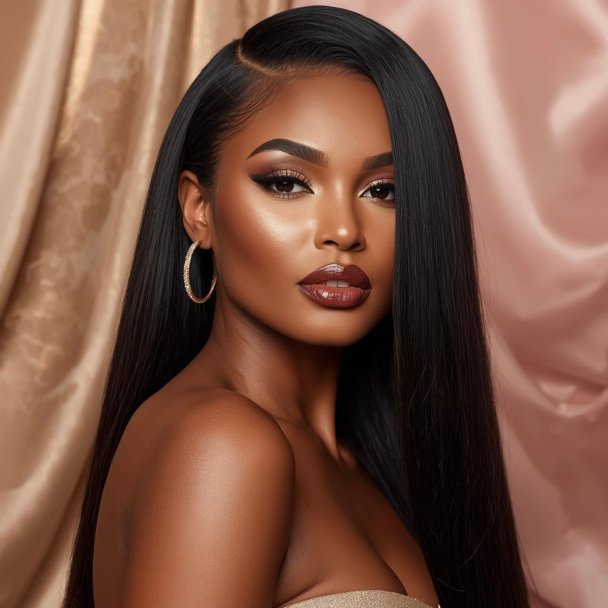 Amoura HD Straight 13x4 Lace Front Wig - PRINCIS AURA