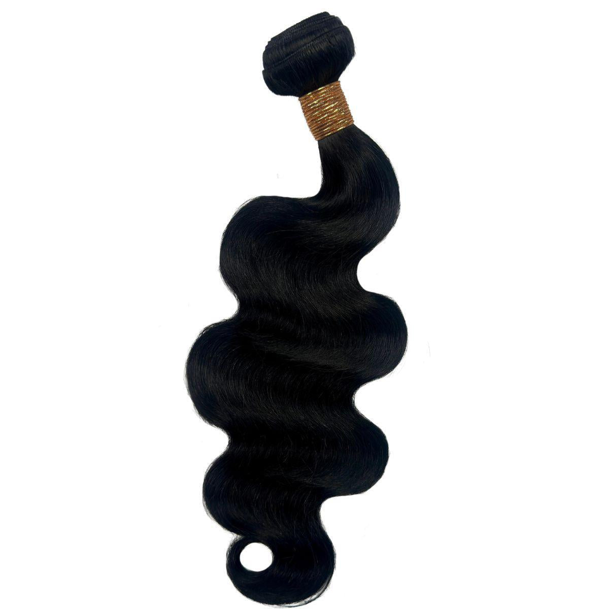 Jet Black Body Wave Bundles - PRINCIS AURA