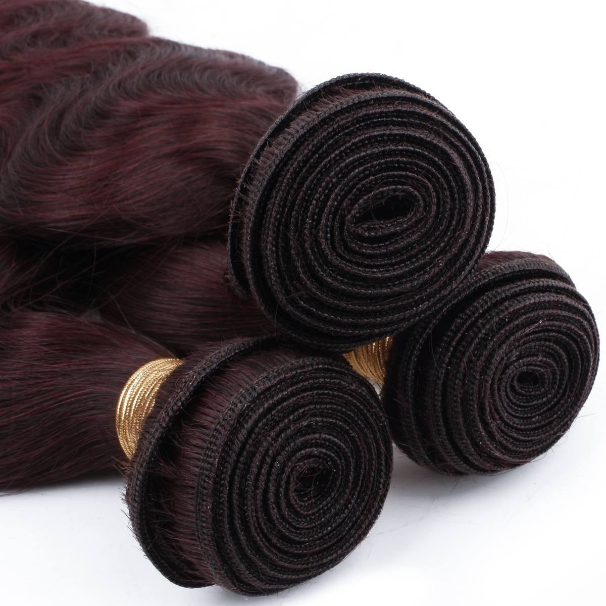 Burgundy Body Wave Bundle Deals - PRINCIS AURA