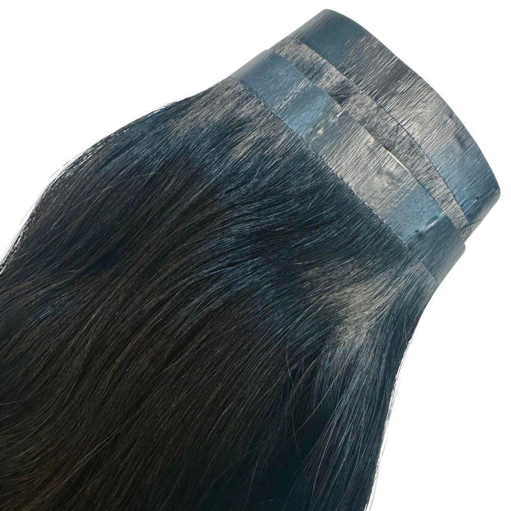 Jet Black Seamless Clip-In - PRINCIS AURA