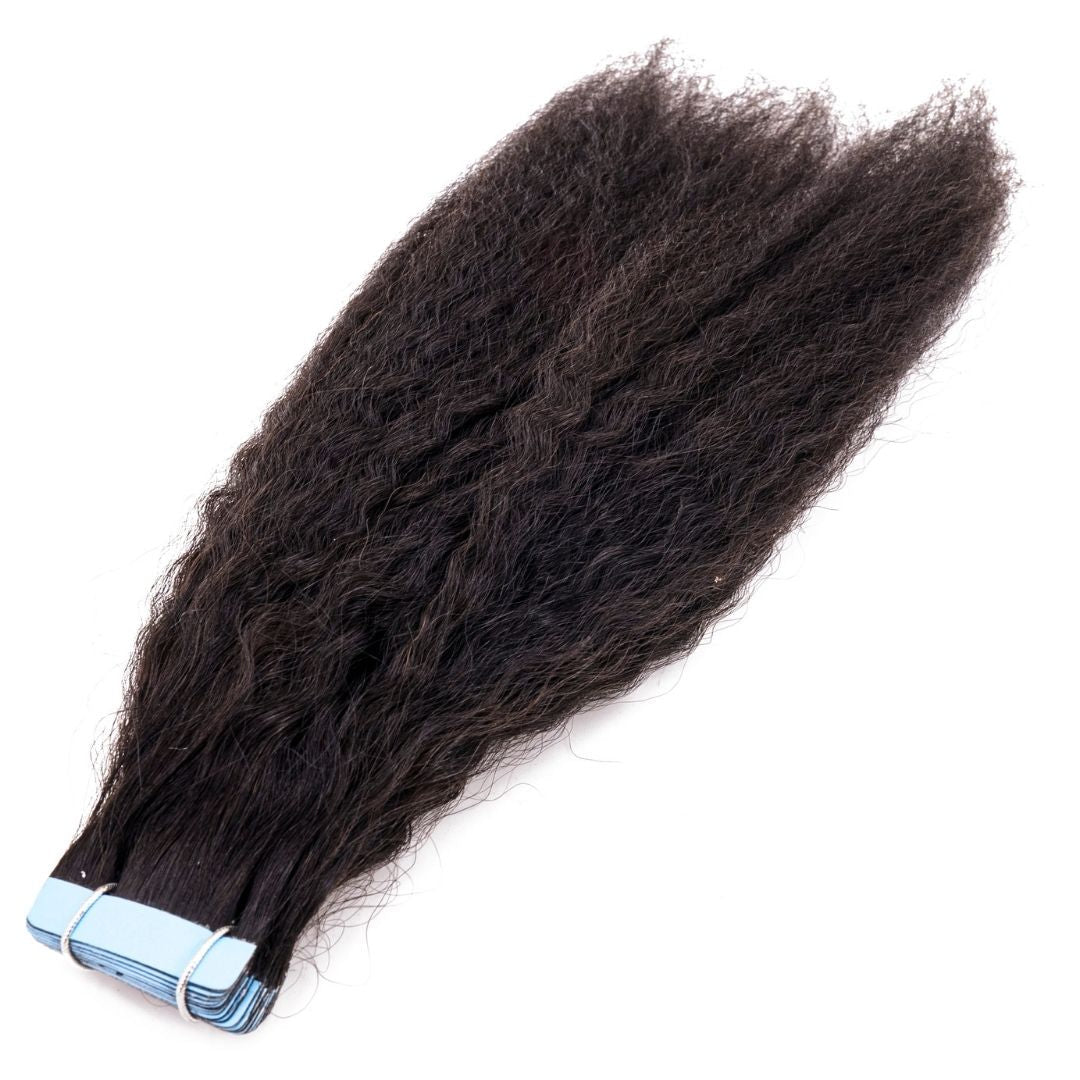 Kinky Straight Tape-In Extensions - PRINCIS AURA