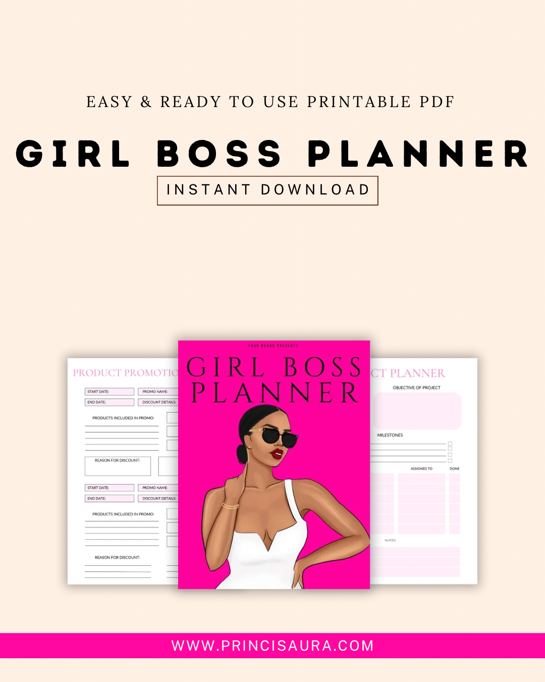 Girl Boss Planner - PRINCIS AURA